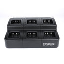 Bommeow BM6R4232-120-V4 6 Unit Bank Charger Compatible with Motorola XPR7350 XPR7350e XPR3000 XPR3000e R7