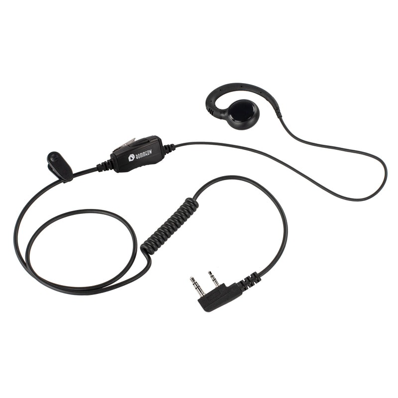 BOMMEOW BSE12-K2 Swivel Earpiece for Kenwood NX-3320 TK-3230DX