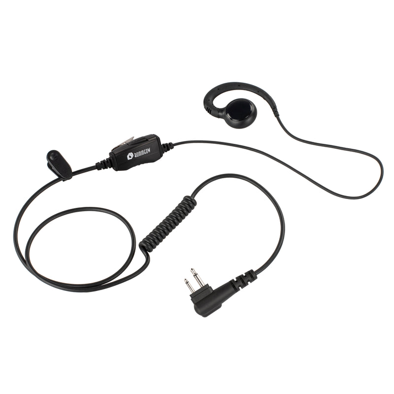 BOMMEOW BSE12-H1 Swivel Earpiece for Hytera/HYT TC-500 TC-508