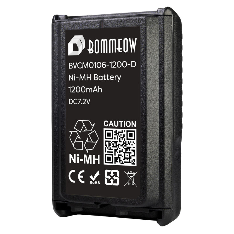 BOMMEOW BVCM0106-1200-D Ni-MH Battery for Vertex VX-228 VX-234