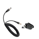 ArrowMax CABLE-AHDH00-HR6M-PTT-HA02 5-Pin Racing Headset PTT Cable for Pit Crews Compatible with Harris M/A-COM P5300 P5400 P5500 P7300