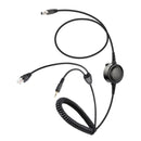 ArrowMax CABLE-AHDH01PTT-K30-8PIN 5-Pin PTT Headphone Cable for Kenwood RJ45 8-Pin TM-261A TM-271A TM-461A TM-471A TK-80 TK-90 TK-980 (Fit AHDH0032, AHDH0033D, AHDH0042, ASH0142 Series)