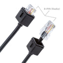 ArrowMax CABLE-AMM300-K30-8PIN Replacement Microphone Cable RJ45 8 Pin for Kenwood KMC-30 Mobile Microphone TM-261A TM-271A TM-461A TM-471A