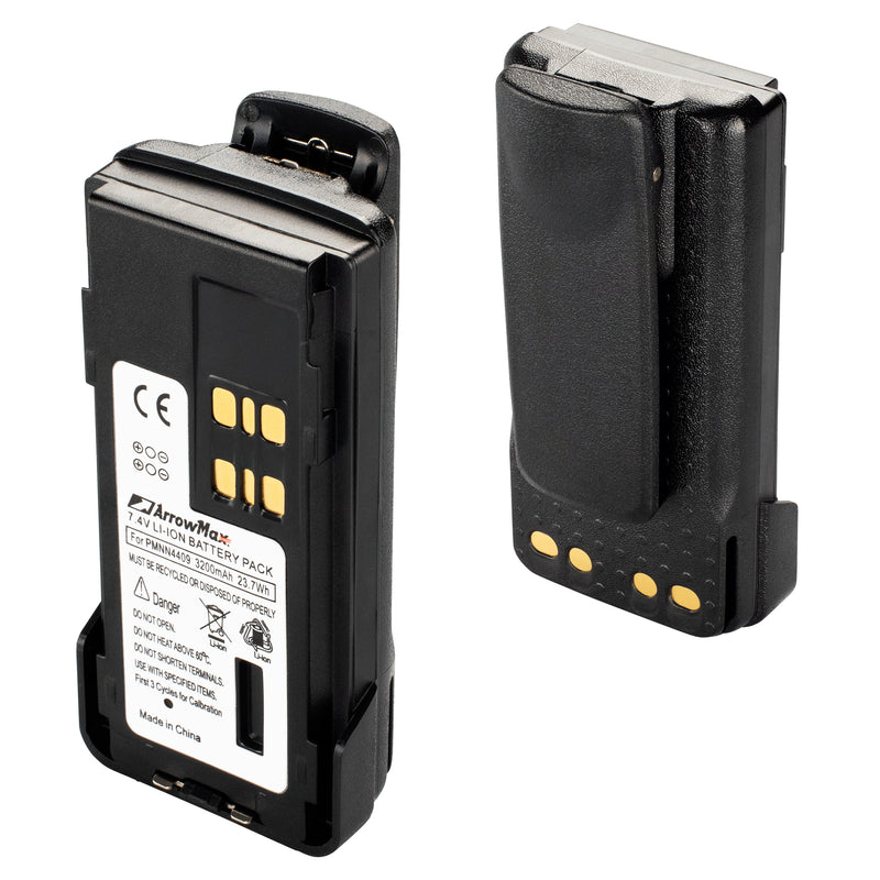 ArrowMax CB6-AMCL4409-3200-D Battery and Charger Combo Compatible with Motorola XPR7550 XPR7580 XPR7350e XPR7380e XPR7550e XPR7580e APX2000 XPR3300e XPR3500e