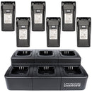 ArrowMax CB6-AMCL4497-2500-D Battery and Charger Combo Motorola CP200 MOTOTRBO CP200D EP450