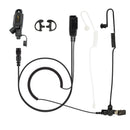 ArrowMax PPT7510-CT-S-HR6M-PTT-M17 Lapel Mic Surveillance Headset Earpiece Compatible with Motorola MOTOTRBO R7 MXP600 ION APX N70 N50 N30