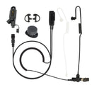 ArrowMax PPT7510-CT-S-HR6M-RM-RCTL-PTT-M17 Lapel Mic Surveillance Headset Earpiece Compatible with Motorola MOTOTRBO R7 MXP600 ION APX N70 N50 N30