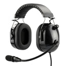 Arrowmax RA200-BKCB-GA Aviation Headphone with Dual GA Plug