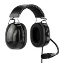 Arrowmax RA200-BKCB-GA Aviation Headphone with Dual GA Plug