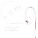 Arrowmax SL12C-35L Stealth Leopard SL Series Covert Earpiece – HD Balanced Armature Speaker, 12" Cable, Ear Guard Fit, 3.5mm for RSM & PTT