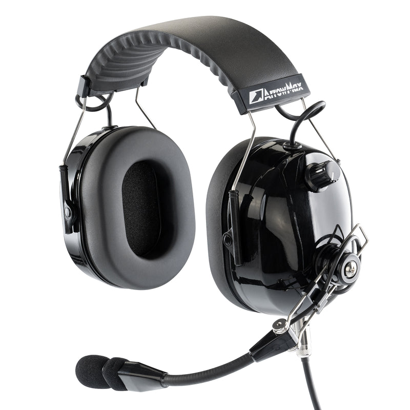 ArrowMax AHDH0042-BK-I2 Noise Cancelling Headset for ICOM IC-F1000 IC-F2000 IC-F3000 IC-F4000
