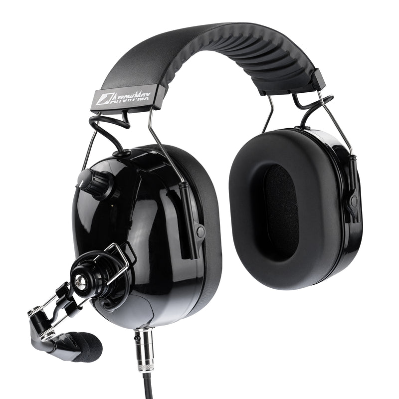 ArrowMax AHDH0042-BK-I2 Noise Cancelling Headset for ICOM IC-F11 IC-F21