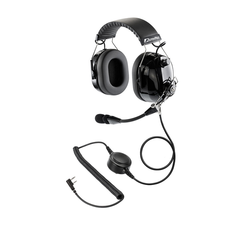 ArrowMax AHDH0042-BK-K2 Noise Cancelling Headset for Kenwood NX-3320 TK-3230DX