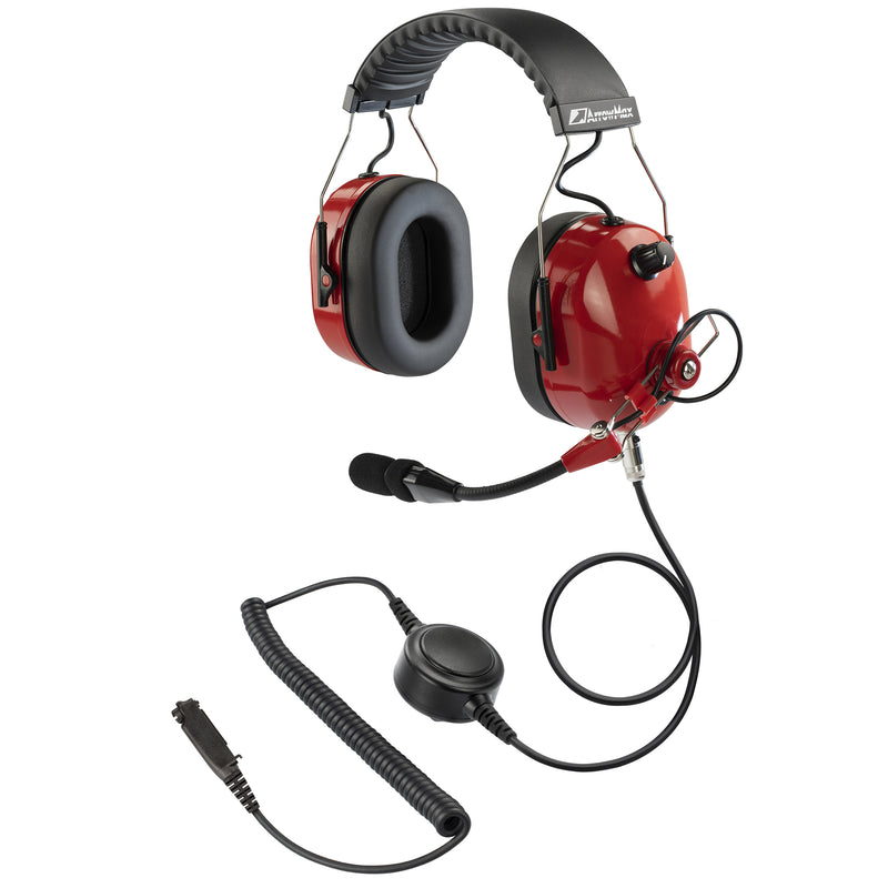 ArrowMax AHDH0042-RD-S2 Noise Cancelling Headset for Sepura STP8200 STP9000