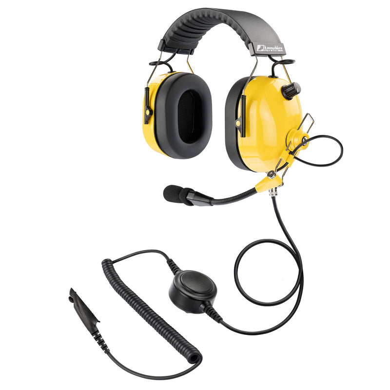 ArrowMax AHDH0042-YW-M5 Noise Cancelling Headset for Motorola GP328 HT750