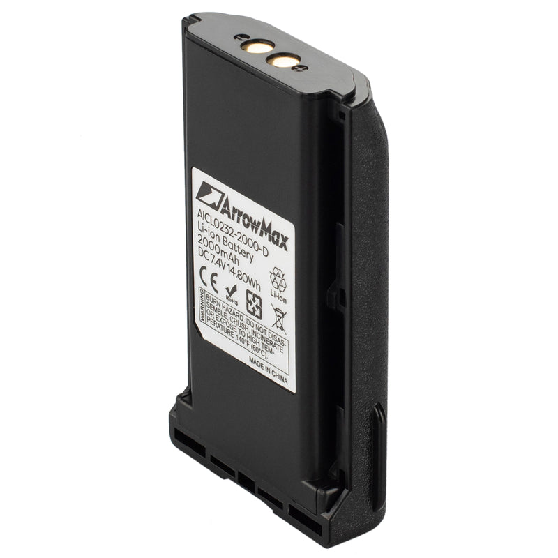 ArrowMax AICL0232-2000-D Li-ion Battery for ICOM IC-A14 IC-A14S