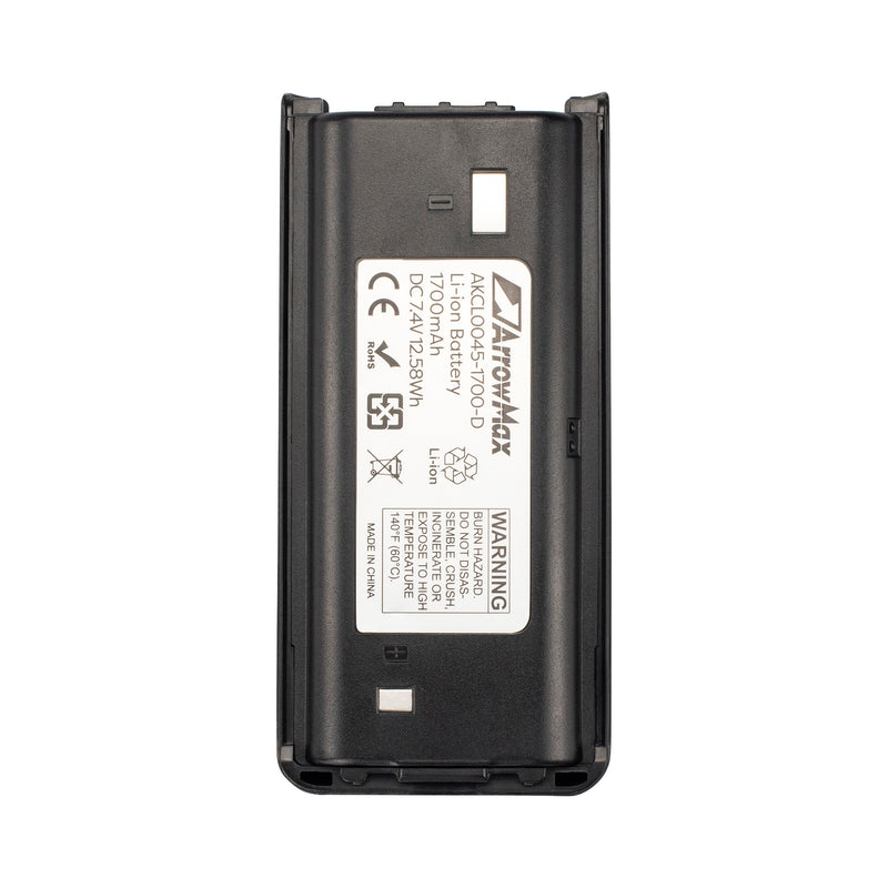 ArrowMax AKCL0045-1700-D Li-ion Battery for Kenwood NX-1200 NX-1300