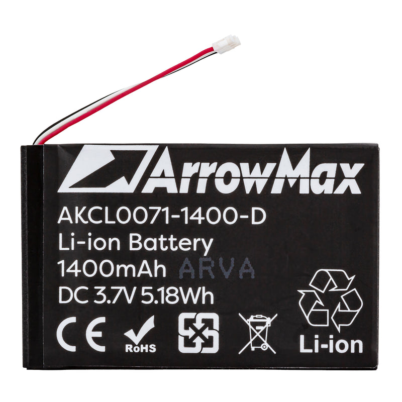 ArrowMax AKCL0071-1400-D Li-ion Battery for Kenwood PTK-23 Bearcom BC-MINI