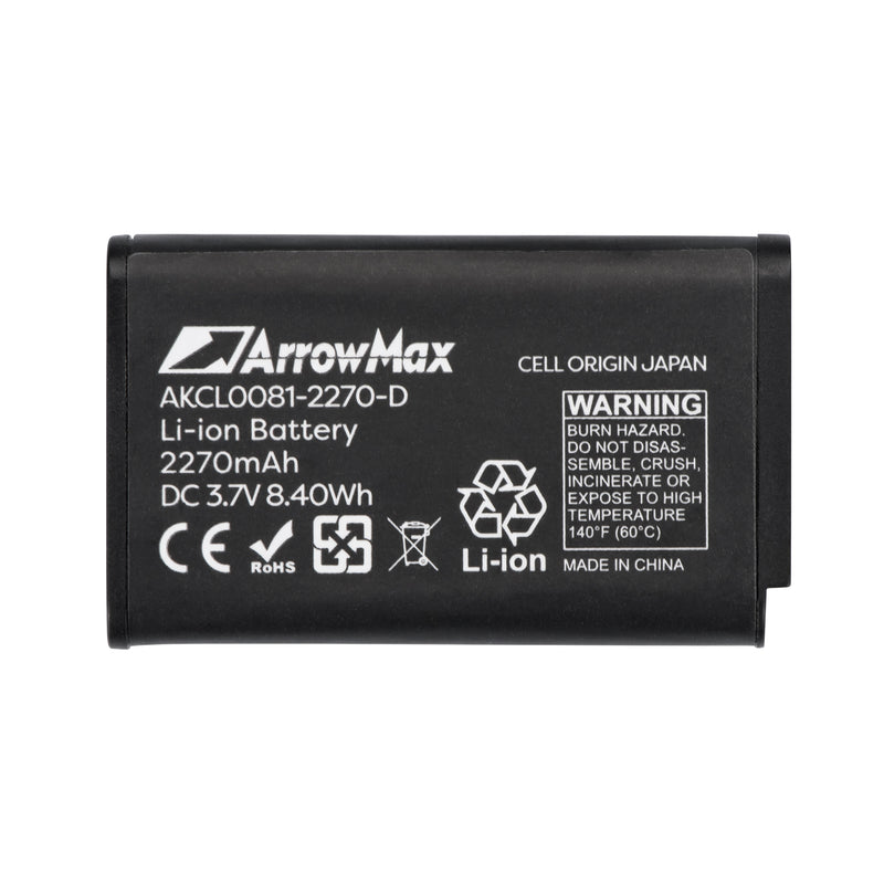 ArrowMax AKCL0081-2270-D Li-ion Battery for Kenwood NX-P500