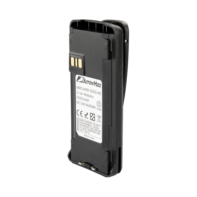 ArrowMax AMCL4081-2000-D Li-ion Battery for Motorola CP185, CP1600