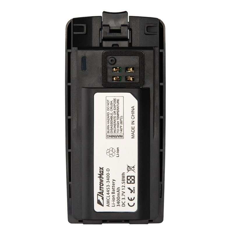 ArrowMax AMCL4453-3400-D Li-ion Battery for Motorola RM RMU RMM RMV