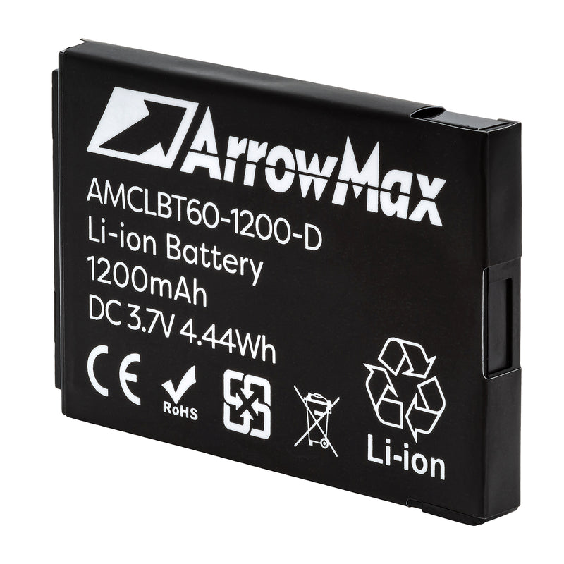 ArrowMax AMCLBT60-1200-D Li-ion Replacement Battery for Motorola CLP Series CLP1010 CLP1040