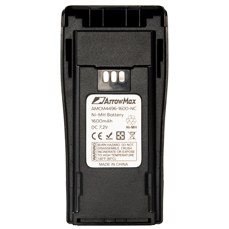 ArrowMax AMCM4496-1600-D Ni-MH Battery for Motorola CP140 CP160