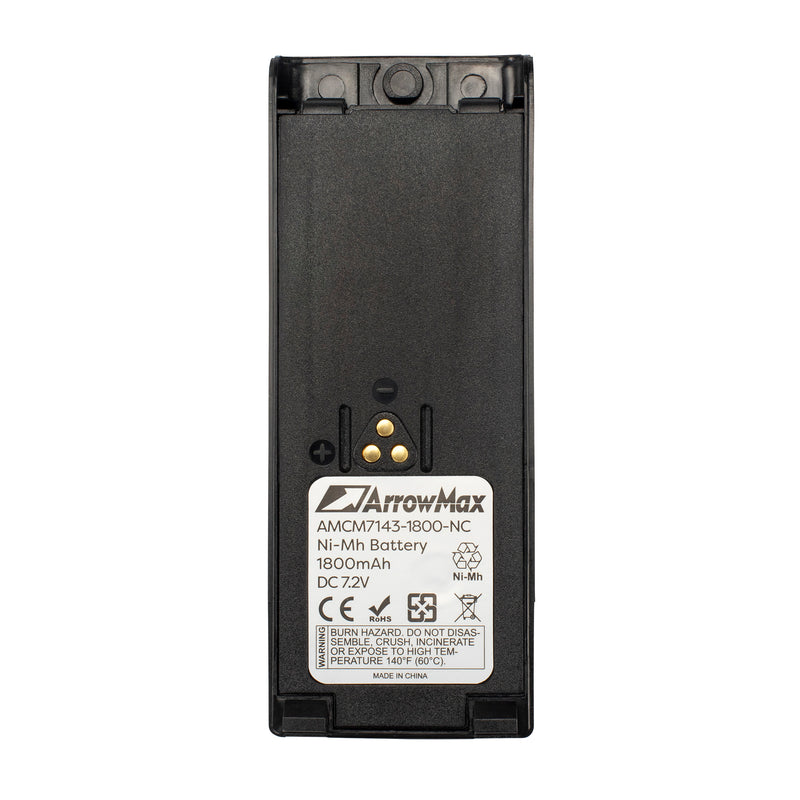 ArrowMax AMCM7143-1800-D Ni-MH Battery for Motorola HT1000 MT2000