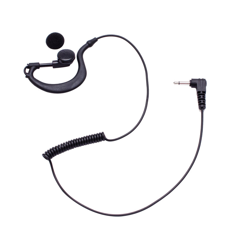ArrowMax ARP03-35L G-Shape Earhanger Receiving Only Earphone with 3.5mm Plug for Speaker Microphone