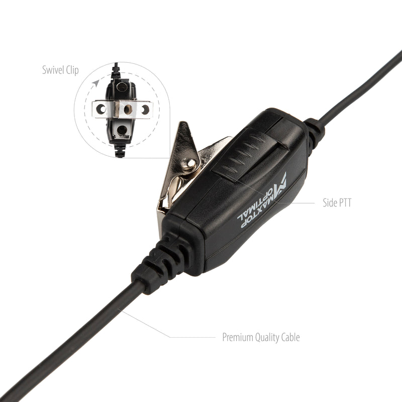 ArrowMax Optimal ASK0425-K2B 1-Wire Surveillance Kit for Baofeng UV-5X3 UV-5R