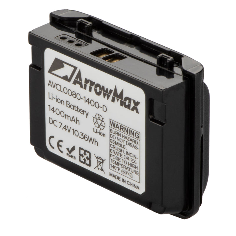 ArrowMax AVCL0080-1400-D Li-ion Battery for Vertex VX-5R VX-6R