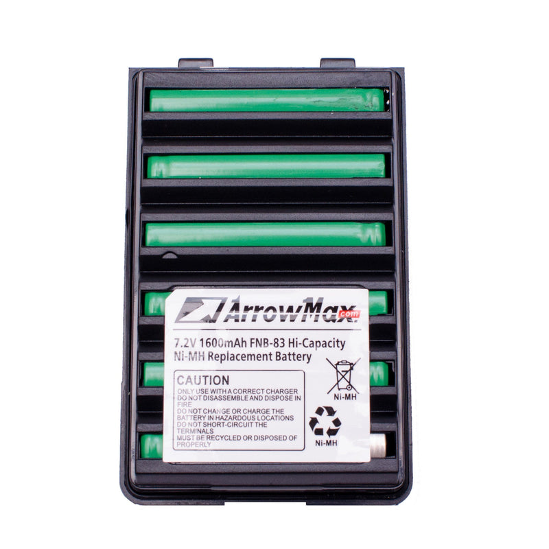 ArrowMax AVCM0083-1600-D Ni-MH Battery for Vertex VXA-120 VXA-210