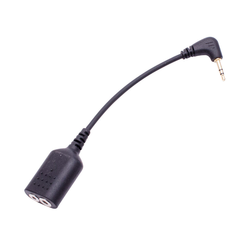 BOMMEOW 2-Pin Female to 1-Pin 2.5mm Male for Motorola Radios