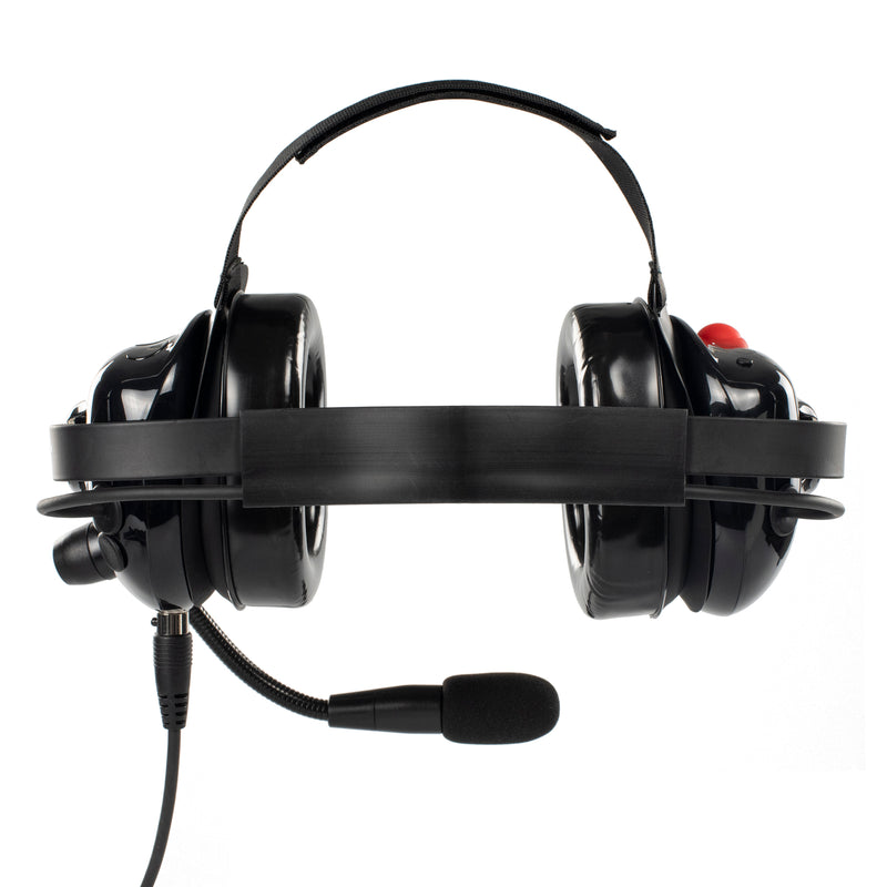 BOMMEOW BHDH40PTT-BK-I2 Noise Isolation Headphone for ICOM IC-F11 IC-F21