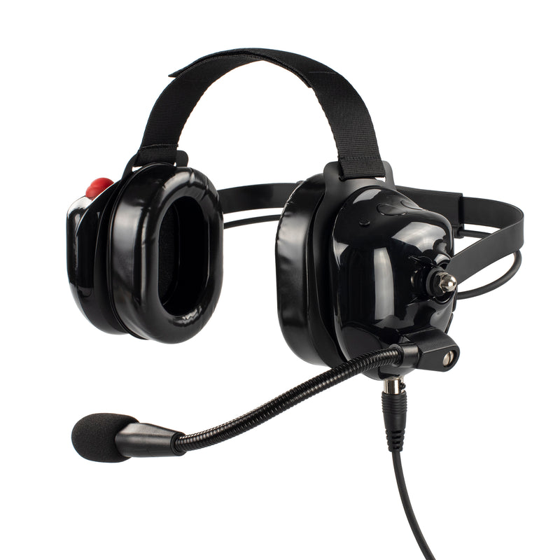 BOMMEOW BHDH40PTT-BK-K3 Noise Isolation Headphone for Kenwood NX-3200 NX-5200
