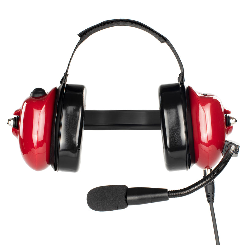 BOMMEOW BHDH40PTT-RD-AX Noise Isolation Headphone for Motorola XPR3300 XPR3500