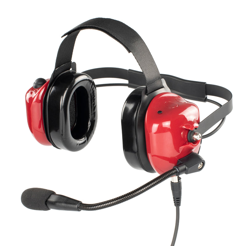 BOMMEOW BHDH40PTT-RD-K2 Noise Isolation Headphone for Kenwood NX-3320 TK-3230DX