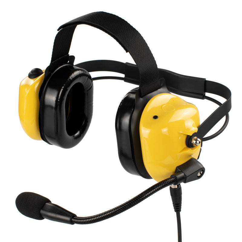 BOMMEOW BHDH40PTT-YW-I2 Noise Isolation Headphone for ICOM IC-F11 IC-F21