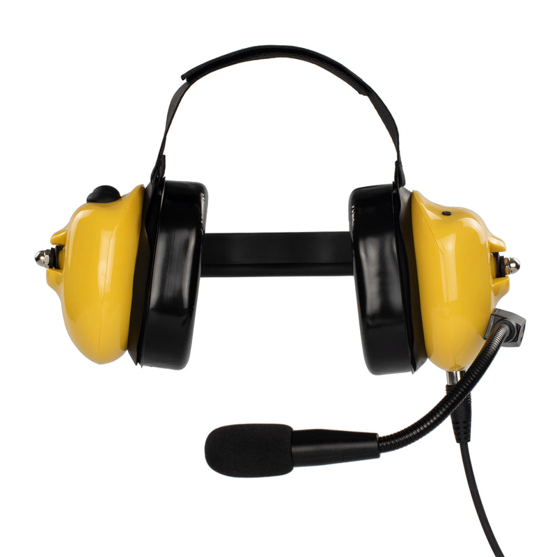 BOMMEOW BHDH40PTT-YW-I2 Noise Isolation Headphone for ICOM IC-F11 IC-F21