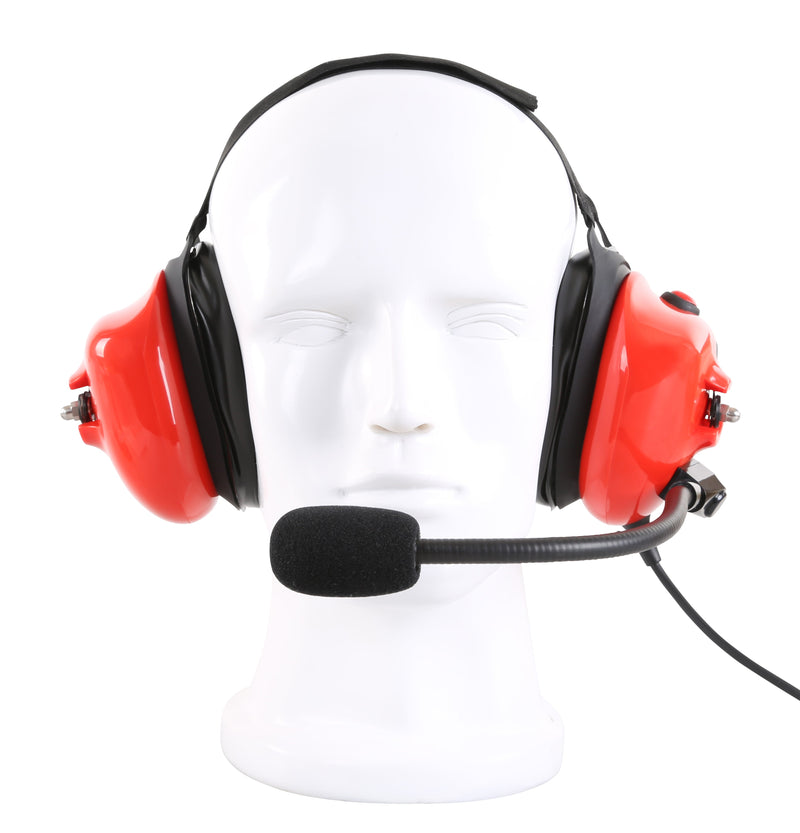 Bommeow BHDH50-RD-M9 Noise Isolation Muff Cover Headset for Motorola APX7000 XPR7350 DGP8000 XiRP8600