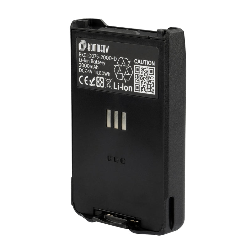 BOMMEOW BKCL0075-2000-D Li-ion Battery for Kenwood TH-D74A