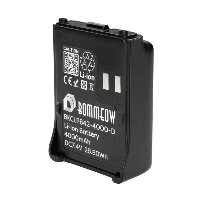BOMMEOW BKCLPB42-4000-D Replacement Battery for Kenwood TH-F6A TH-F7E as PB-42L