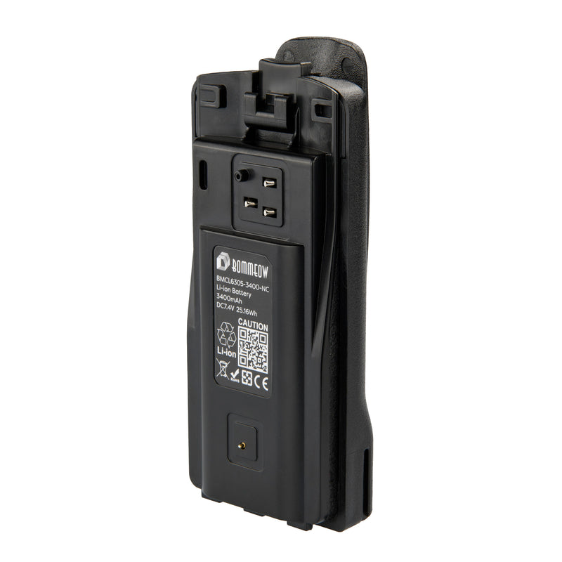 BOMMEOW BMCL6305-3400-D Li-ion Battery for Motorola CP110 RDM2070D