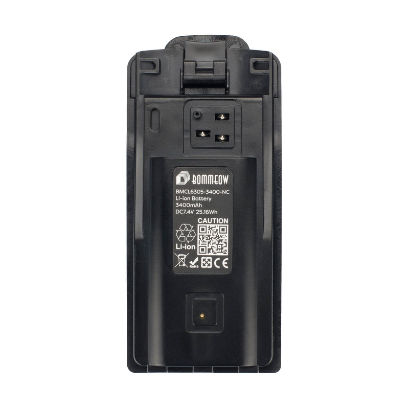 BOMMEOW BMCL6305-3400-D Li-ion Battery for Motorola CP110 RDM2070D