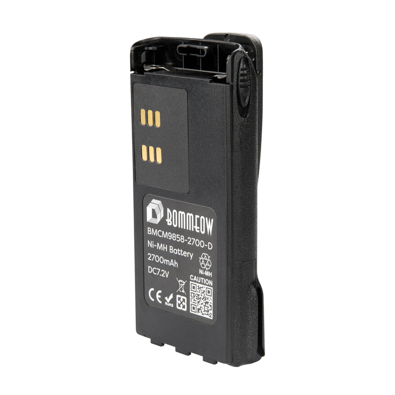 BOMMEOW BMCM9858-2700-D Ni-MH Battery for Motorola MT1500 PR1500