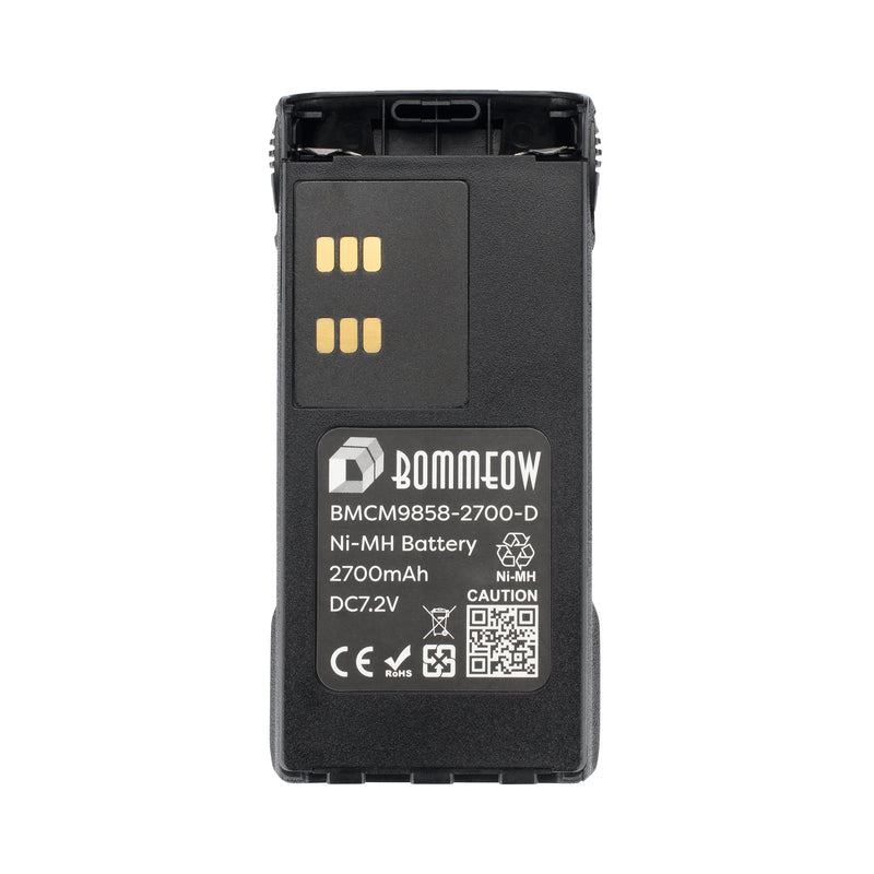 BOMMEOW BMCM9858-2700-D Ni-MH Battery for Motorola MT1500 PR1500