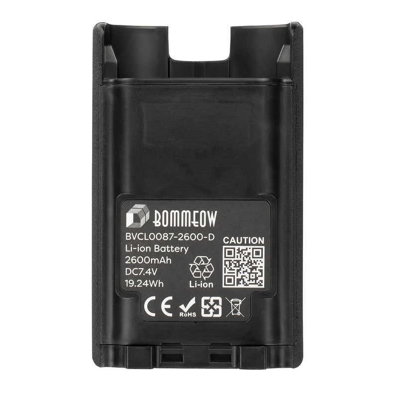BOMMEOW BVCL0087-2600-D Li-ion Battery for Vertex VX-820 VX-920