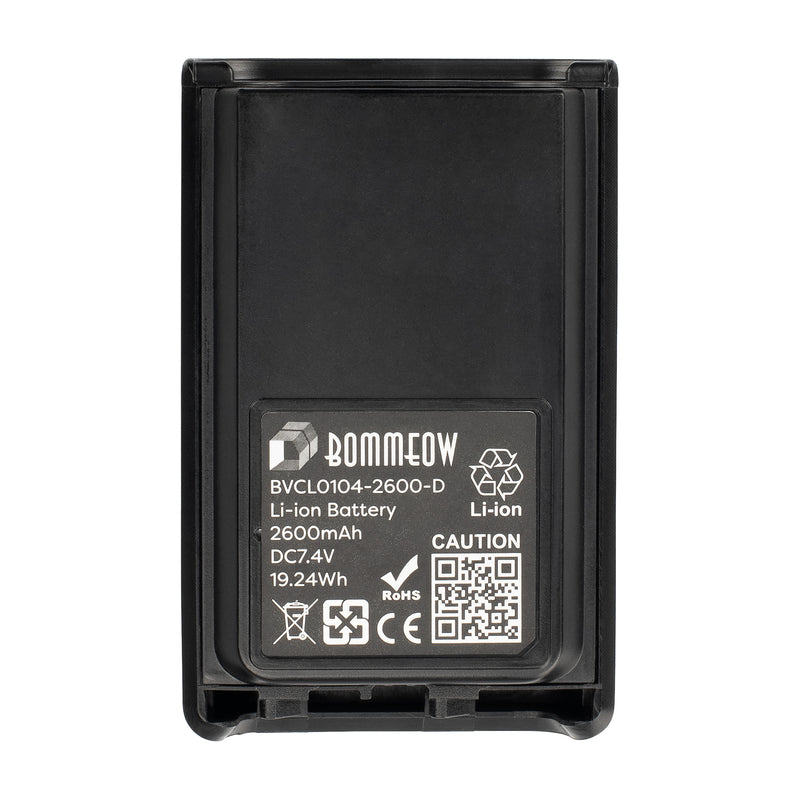 BOMMEOW BVCL0104-2600-D Li-ion Battery for Vertex VX-228 VX-231