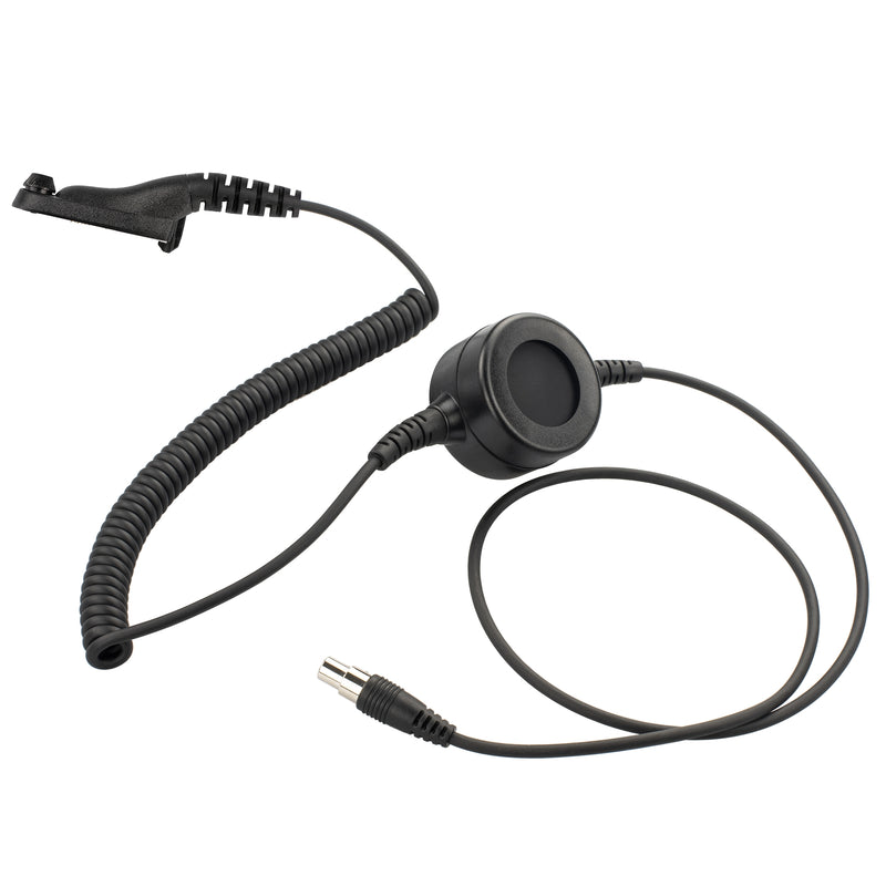BOMMEOW Cable-BHDH40PTT-M9 5 Pin Noise Isolation Headphone PTT Cable for Motorola APX7000 XPR7350