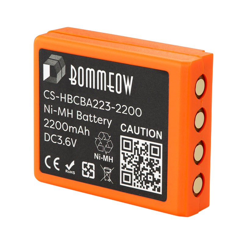 BOMMEOW CS-HBCBA223-2200 Crane Remote Control Battery for HBC BA223000, BA223030 Radiomatic Micron 4